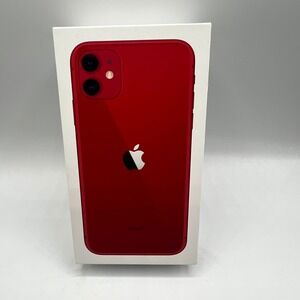 EMPTY BOX ONLY - Apple iPhone 11 - 128GB - (PRODUCT) RED - Model A2111